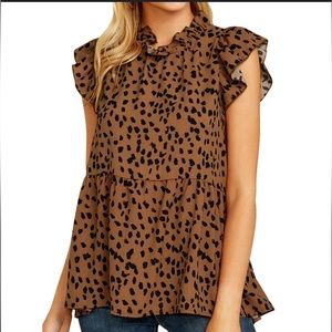 Cheetah Print Blouse 🐆